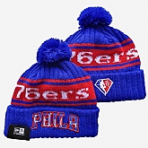 Philadelphia 76ers Team Logo Knit Hat YD (2),baseball caps,new era cap wholesale,wholesale hats